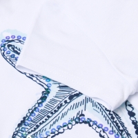 Футболка для девочки, цвет белый, рост 116