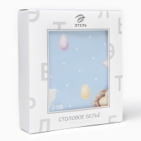 Скатерть Этель &laquo;Пасхальные радости&raquo;, d=148 см, саржа, хлопок, 190г/м2