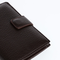 Портмоне мужское на магните 3 в 1, отдел для автодокументов, паспорта, цвет коричневый Портмоне мужское на магните 3 в 1, отдел для автодокументов, паспорта, цвет коричневый