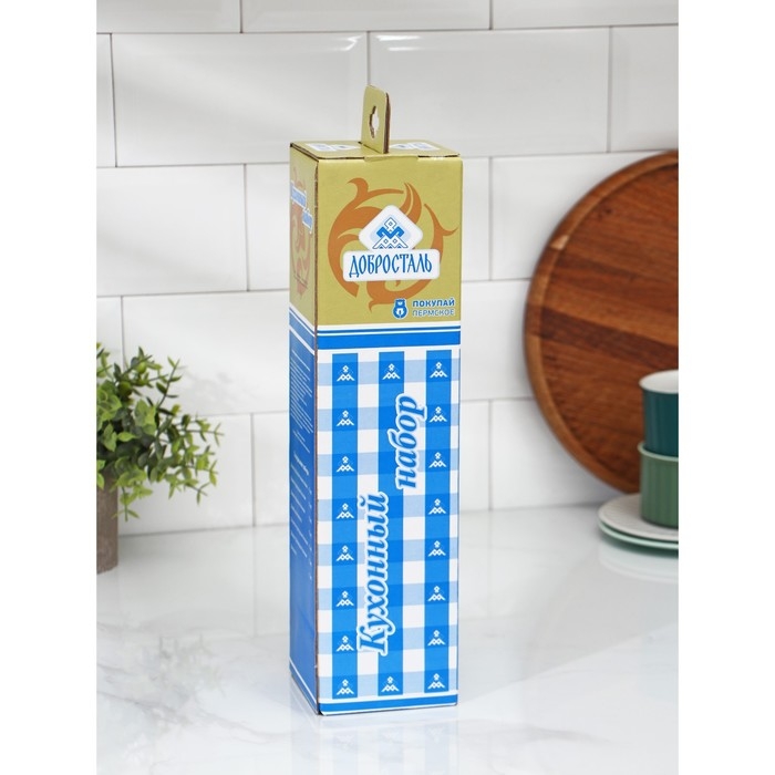 Набор кухонный &laquo;Уралочка&raquo;, d=35 см, h=30 см, толщина 2 мм, 6 предметов