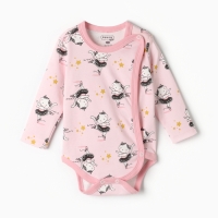 Боди детское, цвет розовый/котята, рост 74 см Боди детское, цвет розовый/котята, рост 74 см