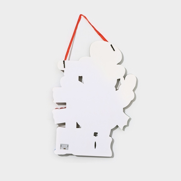 Декоративное светящиеся украшение (подвеска) Декоративное светящиеся украшение (подвеска) "Снеговик" 32х23 см