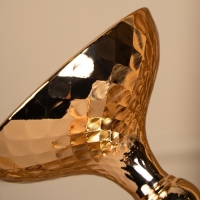 Подсвечник металл на 1 свечу &laquo;Ричард&raquo; цвет золото 12.5 х 12.5 х 37.5 см