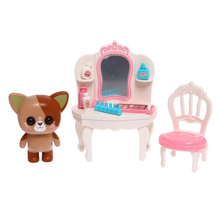 Набор игровой «Котик» с мебелью и аксессуарами, МИКС Набор игровой «Котик» с мебелью и аксессуарами, МИКС