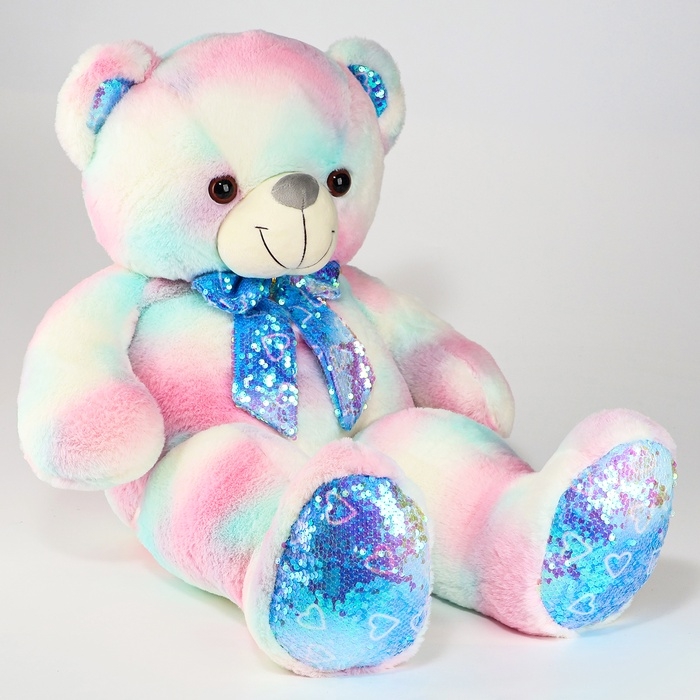 Мягкая игрушка &laquo;Медведь&raquo;, с паетками, 80 см