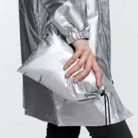 Дождевик Palladio Pockets, серебристый, размер XXL