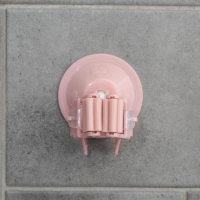 Держатель для уборочного инвентаря на вакуумной присоске, 5,5×5,5×7 см, цвет МИКС Держатель для уборочного инвентаря на вакуумной присоске, 5,5×5,5×7 см, цвет МИКС