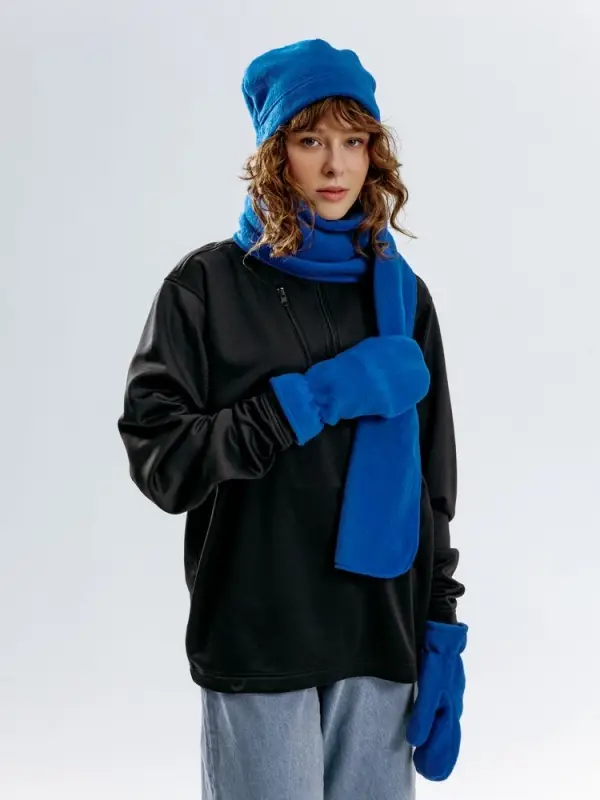 Шапка Fleecy, ярко-синяя Шапка Fleecy, ярко-синяя