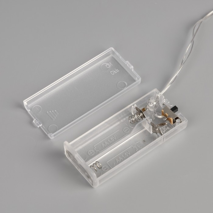 Светодиодная фигура &laquo;Медвежонок в шапке&raquo; 21 &times; 11 &times; 11 см, акрил, 20 LED, батарейки ААх2 (не в комплекте), свечение белое