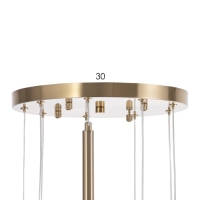 Светильник "Жаклин" 9х3Вт G4 бронза 30х30х180см Светильник "Жаклин" 9х3Вт G4 бронза 30х30х180см