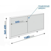 Экран для ванны "Кварт Аква", 168 см Экран для ванны "Кварт Аква", 168 см