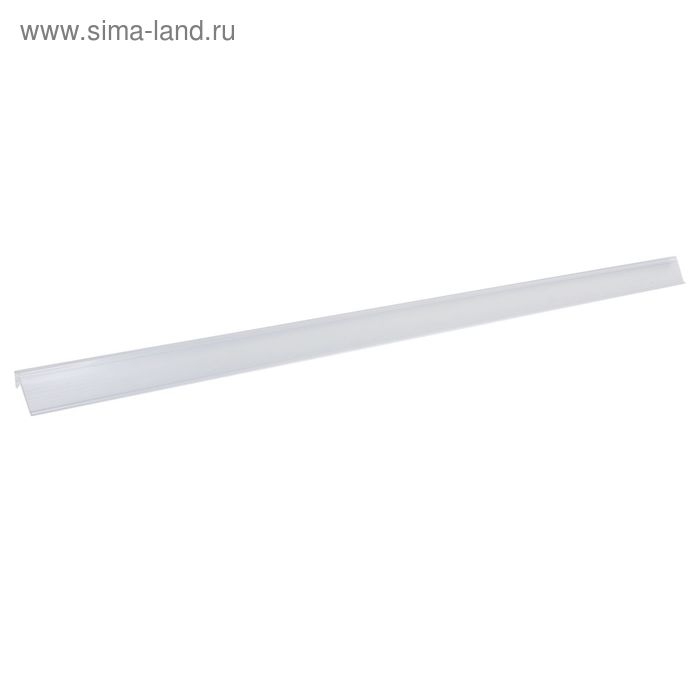 Ценникодержатель на корзины из металлических прутьев, 100×3,9 см, цвет прозрачный Ценникодержатель на корзины из металлических прутьев, 100×3,9 см, цвет прозрачный