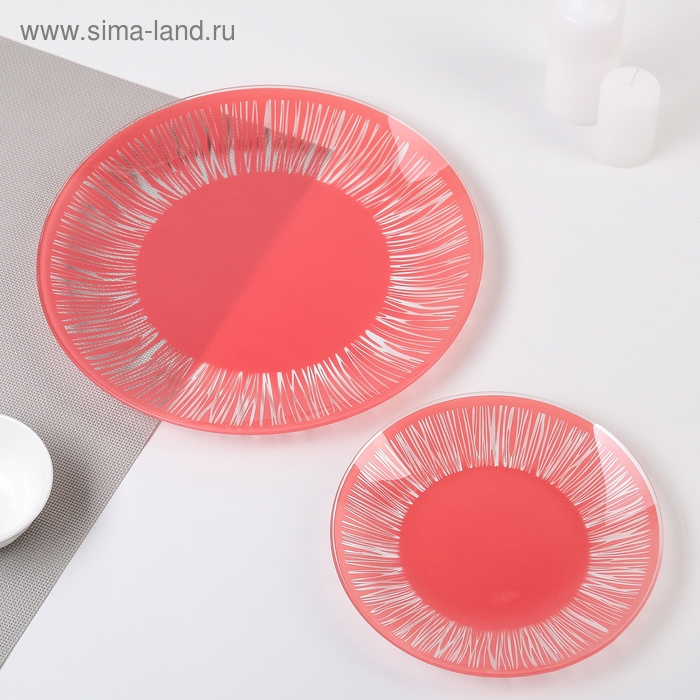 Сервиз столовый &laquo;Витас&raquo;, 7 предметов: 30&times;30 см - 1 шт, 20&times;20 см - 6 шт