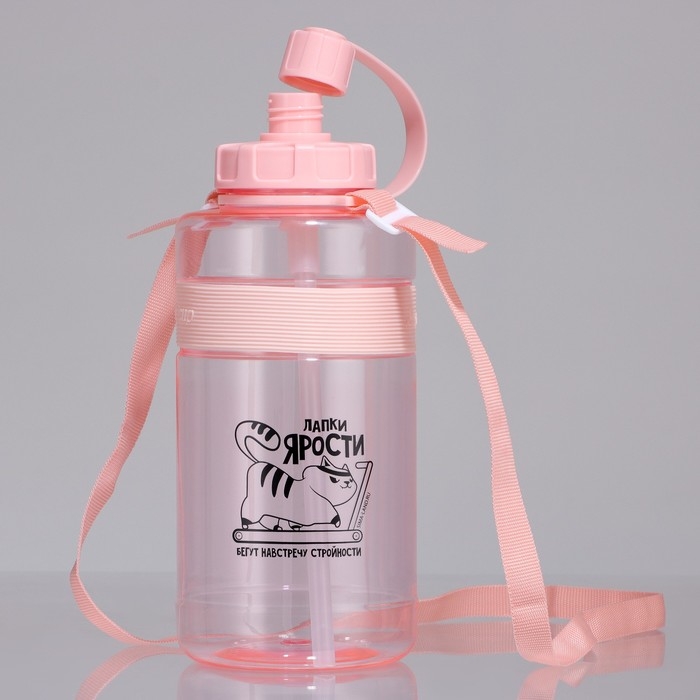 Бутылка для воды &laquo;Лапки ярости&raquo;, 1800 мл