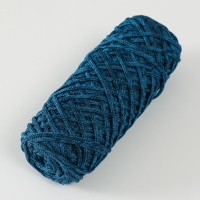 Шнур для вязания 35% хлопок,65% полипропилен 3 мм 85м/160±10 гр ( Голубой/тёмно-синий) Шнур для вязания 35% хлопок,65% полипропилен 3 мм 85м/160±10 гр ( Голубой/тёмно-синий)
