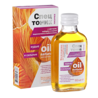 Кедровое масло &laquo;Спецтоник лисичка&raquo;, с сафлором, имбирём и корнем подсолнечника, худые и сильные, 100 мл
