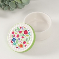 Шкатулка керамика "Цветочная полянка" 7,5х7,5х4,5 см Шкатулка керамика "Цветочная полянка" 7,5х7,5х4,5 см