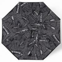 Зонт - наоборот «Надпись», механический, 8 спиц, R = 53/60 см, D = 120 см, цвет МИКС Зонт - наоборот «Надпись», механический, 8 спиц, R = 53/60 см, D = 120 см, цвет МИКС