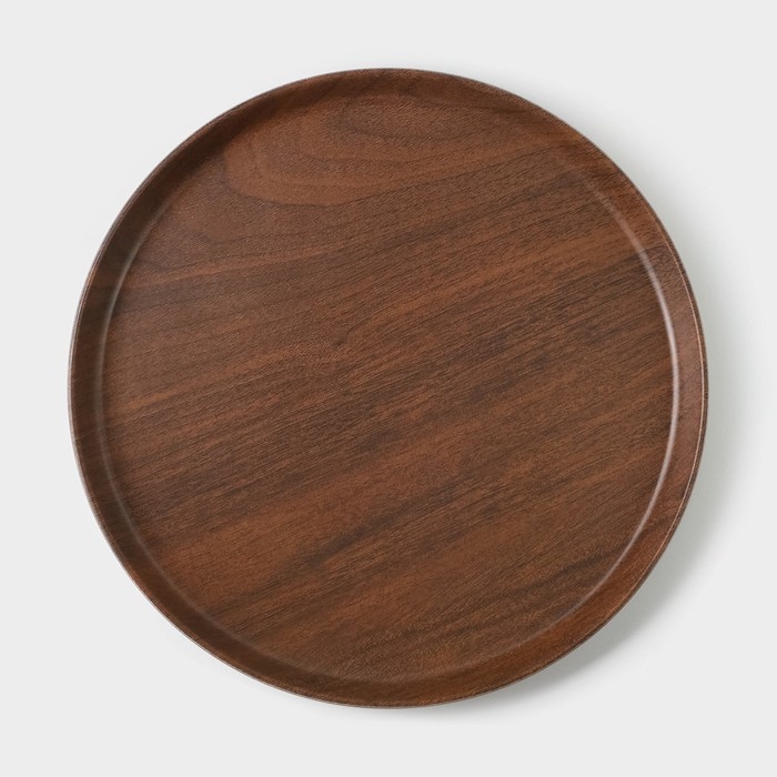 Блюдо &laquo;Натурэль&raquo;, d=20,5 см, цвет коричневый