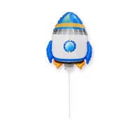 Шар фольгированный 19" «Ракета», на палочке Шар фольгированный 19" «Ракета», на палочке