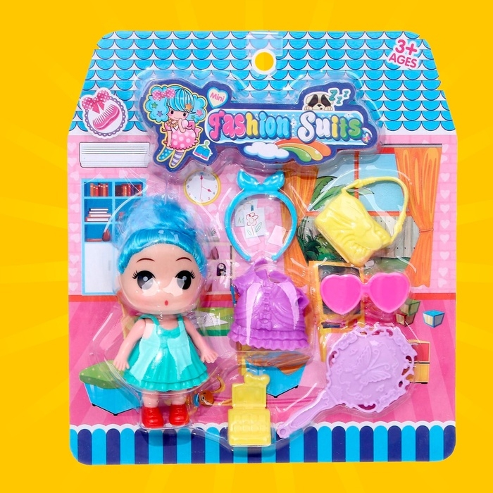 Кукла малышка «Лола» с аксессуарами, МИКС Кукла малышка «Лола» с аксессуарами, МИКС