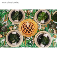 Скатерть Этель &laquo;Тропики&raquo; 180х147 см, 100% хлопок, саржа 190 гр/м2