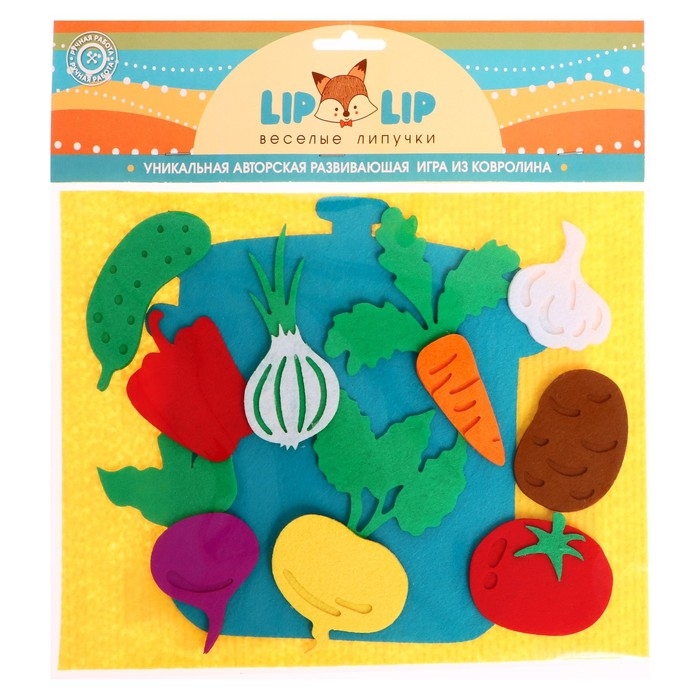 Игра-конструктор &laquo;Овощное ассорти&raquo;, с игровым полем, 10 деталей