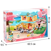 Конструктор Розовая мечта &laquo;Загородный коттедж&raquo;, 1029 деталей