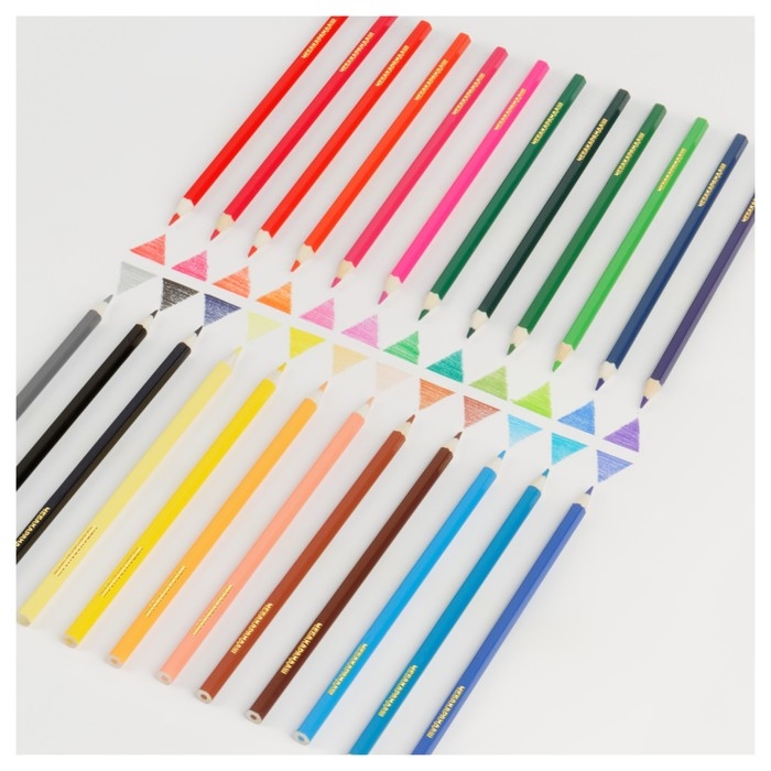 Карандаши 24 цвета Мульти-Пульти Карандаши 24 цвета Мульти-Пульти "Чебурашка", картон упак, европодвес