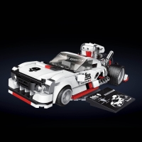 Конструктор Гонка &laquo;Белая молния&raquo;, 436 деталей