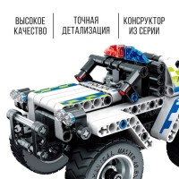 Конструктор инерционный &laquo;Полицейский джип&raquo;, 199 деталей
