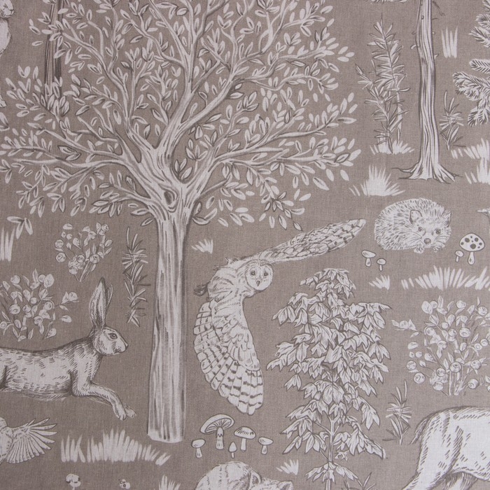 Постельное бельё Этель 1.5 сп &laquo;Сказочный лес&raquo; 143х215 см, 150х214 см, 70х70 см 2 шт, поплин 125 г/м2