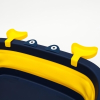 Ванночка детская складная со сливом, &laquo;Краб&raquo;, 67 см., цвет синий/желтый