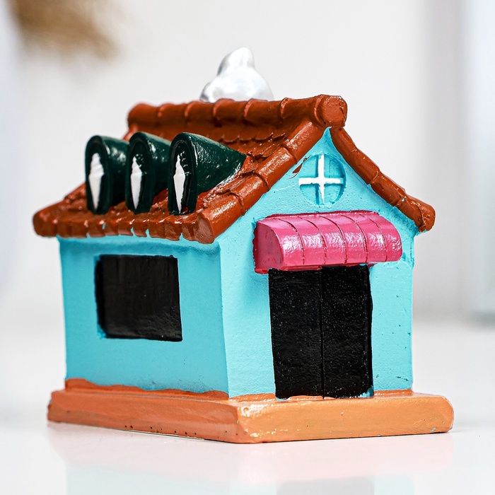 Фигурка "Домик Кафе мроженое" 7х4х7см