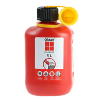 Канистра ГСМ Oktan CLASSIK, 5 л, пластиковая, красная Канистра ГСМ Oktan CLASSIK, 5 л, пластиковая, красная