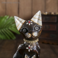 Сувенир дерево "Кошка с котенком" 4,5х8х20 см