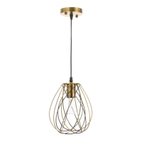 Светильник BayerLux "Бигли" Е27 40Вт золото 18х18х20-120см Светильник BayerLux "Бигли" Е27 40Вт золото 18х18х20-120см