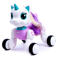 Робот единорог &laquo;Мой любимый питомец&raquo; IQ BOT, на пульте управления, интерактивный: звук, сенсорный, на аккумуляторе, фиолетовый