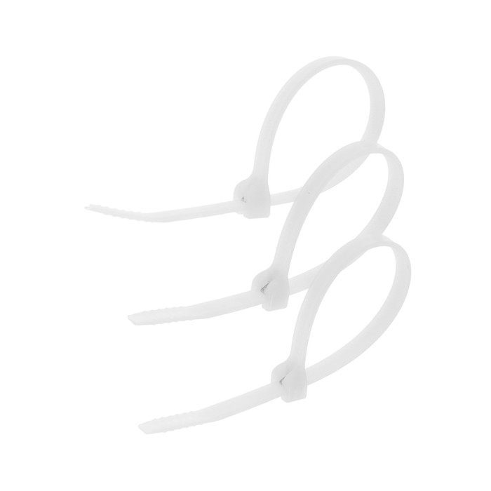 Хомут-стяжка с металлическим замком, размер 4,7х150 мм, натуральный Хомут-стяжка с металлическим замком, размер 4,7х150 мм, натуральный