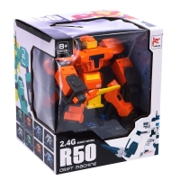 Робот радиоуправляемый &laquo;Дрифтер&raquo;, световые и звуковые эффекты, работает от батареек, цвет оранжевый