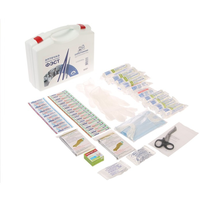 Аптечка для оказания первой помощи работникам Аптечка для оказания первой помощи работникам "ФЭСТ", футляр 8-2