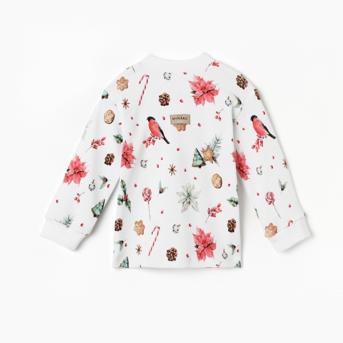 Кофточка детская MINAKU Кофточка детская MINAKU "Winter", цвет белый, рост 80-86 см