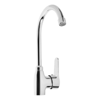 Смеситель для кухни ZEIN Z2659, однорычажный, картридж керамика 40 мм, латунь, хром Смеситель для кухни ZEIN Z2659, однорычажный, картридж керамика 40 мм, латунь, хром