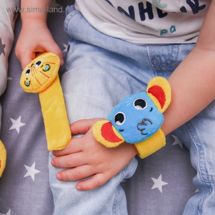 Набор браслеты - погремушки &laquo;Африка&raquo;, 2 шт