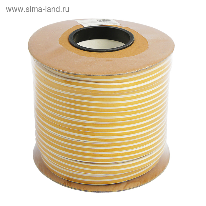 Уплотнитель резиновый ТУНДРА, профиль D, размер 9х8 мм, белый, в катушке 100 м Уплотнитель резиновый ТУНДРА, профиль D, размер 9х8 мм, белый, в катушке 100 м