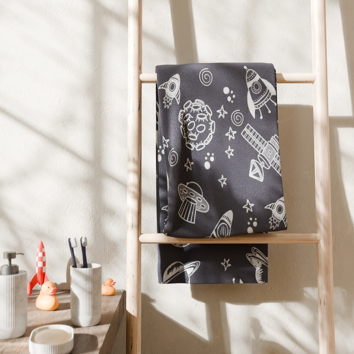 Полотенце махровое Полотенце махровое "Этель" Cosmotime, 70х130 см, 100% хлопок, 420гр/м2