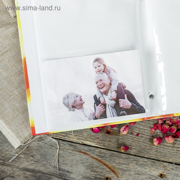 Фотоальбом на 200 фото 10х15 см "Розы" МИКС