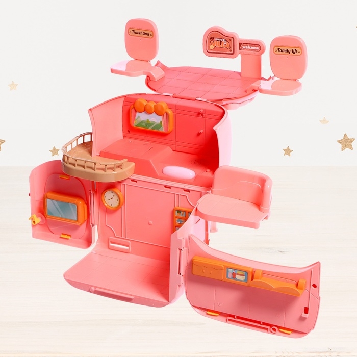 Дом для кукол &laquo;Рюкзачок&raquo; с куклами, мебелью и аксессуарами