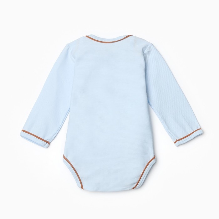 Комплект детский (3 предмета), цвет голубой, рост 68 см