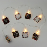 Гирлянда с прищепками новогодняя «Новый год: Чудесного Нового года», длина 1.5 м. Гирлянда с прищепками новогодняя «Новый год: Чудесного Нового года», длина 1.5 м.